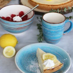 KARE Design Tasse Swirl Bleu