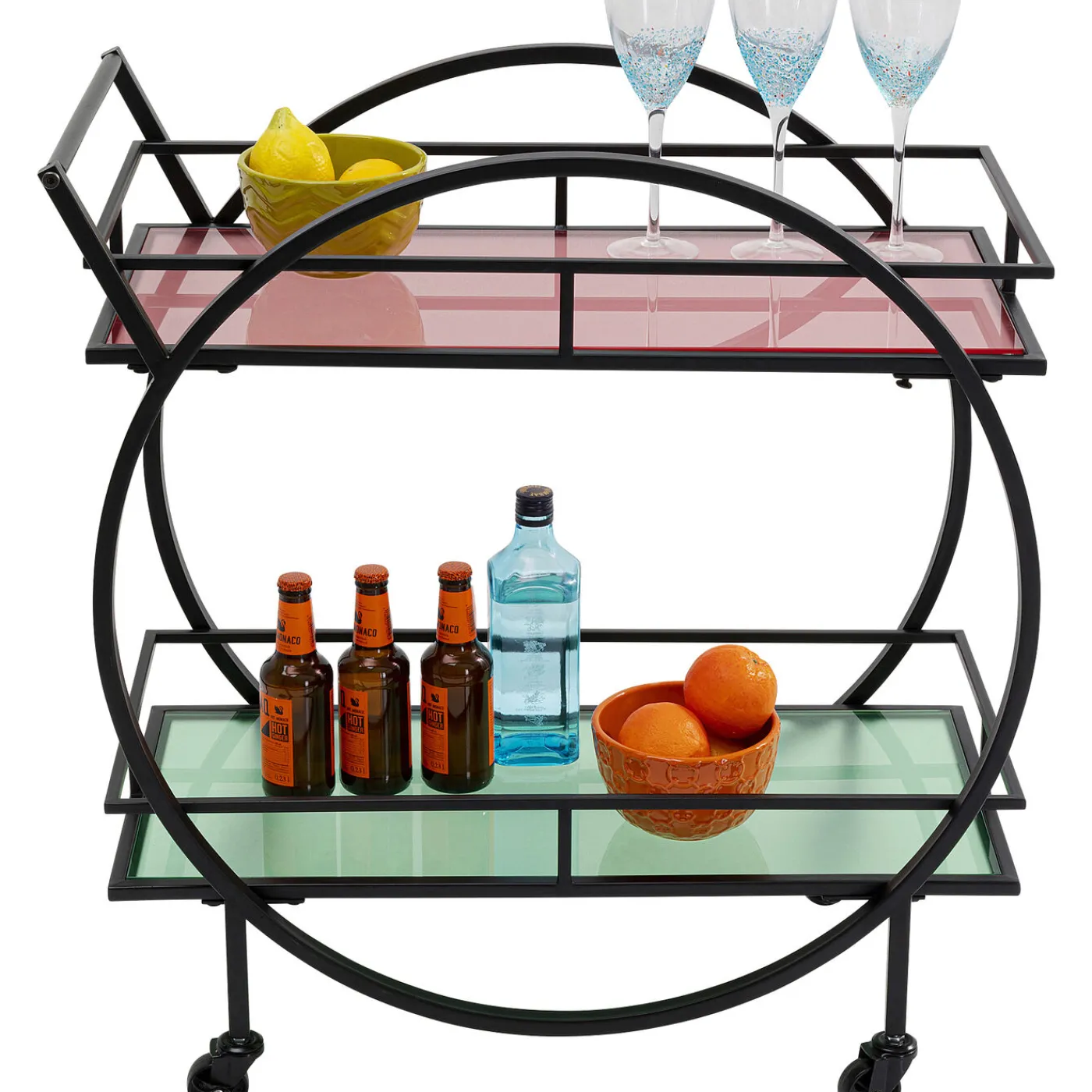 KARE Design Tea Cart Rainbow Rond