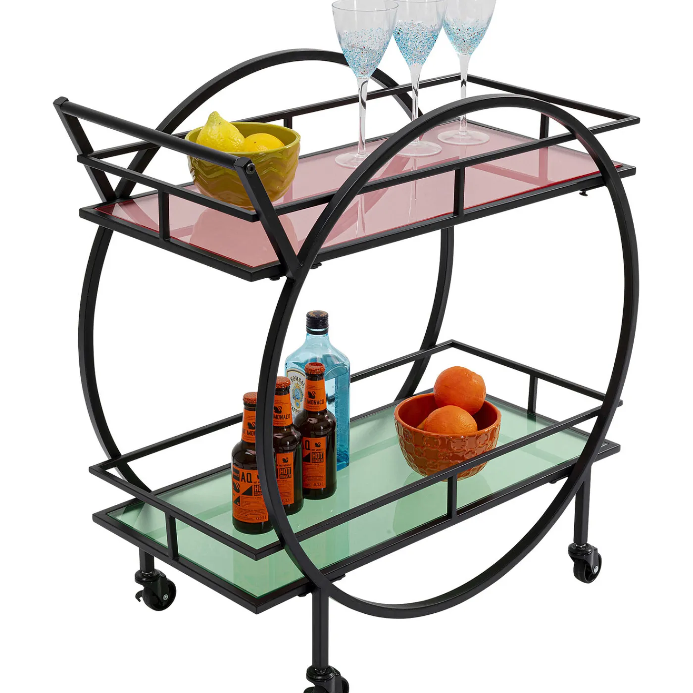 KARE Design Tea Cart Rainbow Rond