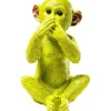 KARE Design Tirelire Monkey Iwazaru Citron Vert