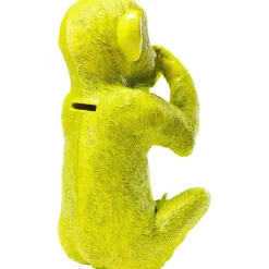 KARE Design Tirelire Monkey Iwazaru Citron Vert