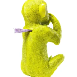 KARE Design Tirelire Monkey Iwazaru Citron Vert