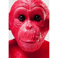 KARE Design Tirelire Monkey Kikazaru Rouge