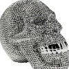 KARE Design Tirelire Skull Crystal Argentee