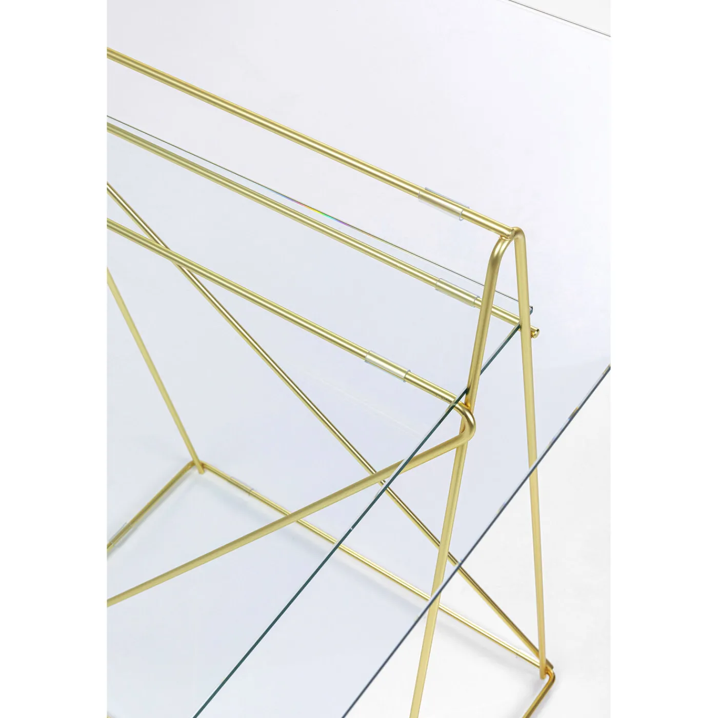 KARE Design Treteaux-Bureau Polar Laiton (Set De 2)