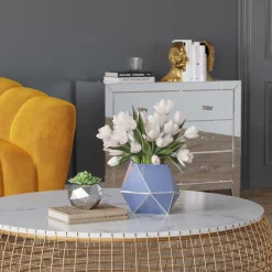 KARE Design Vase Art Pastel Bleu 14Cm