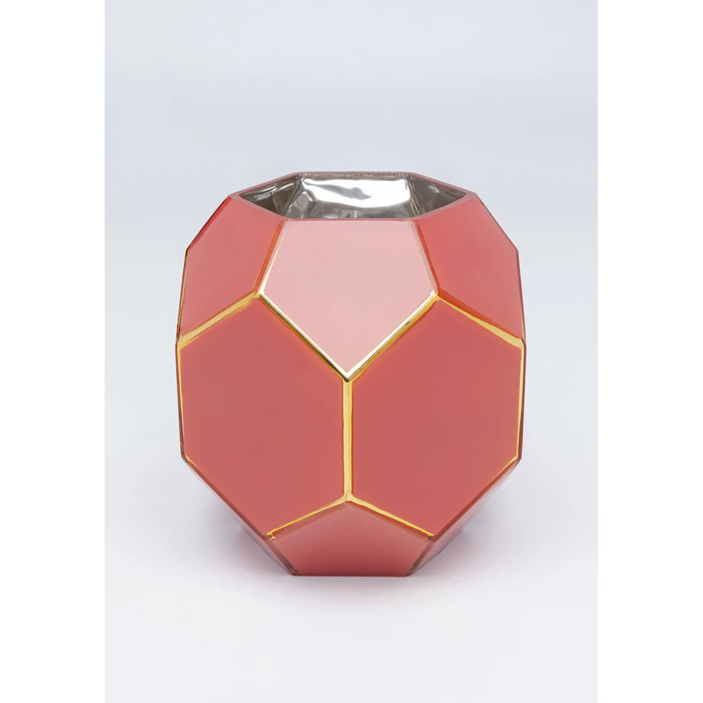 KARE Design Vase Art Pastel Rouge 17Cm