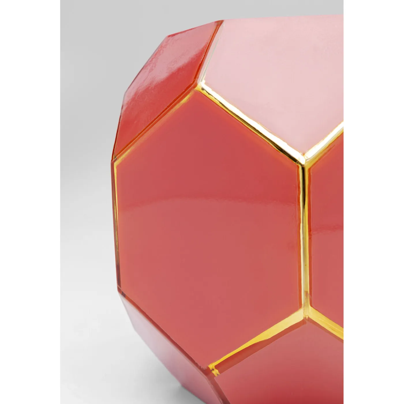 KARE Design Vase Art Pastel Rouge 17Cm