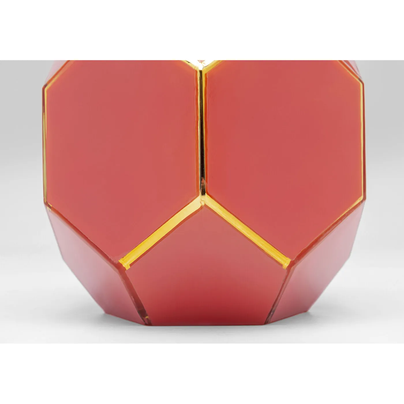 KARE Design Vase Art Pastel Rouge 17Cm