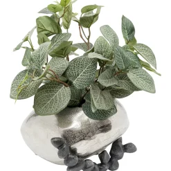 KARE Design Vase Art Stones Argente 21Cm