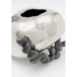 KARE Design Vase Art Stones Argente 21Cm