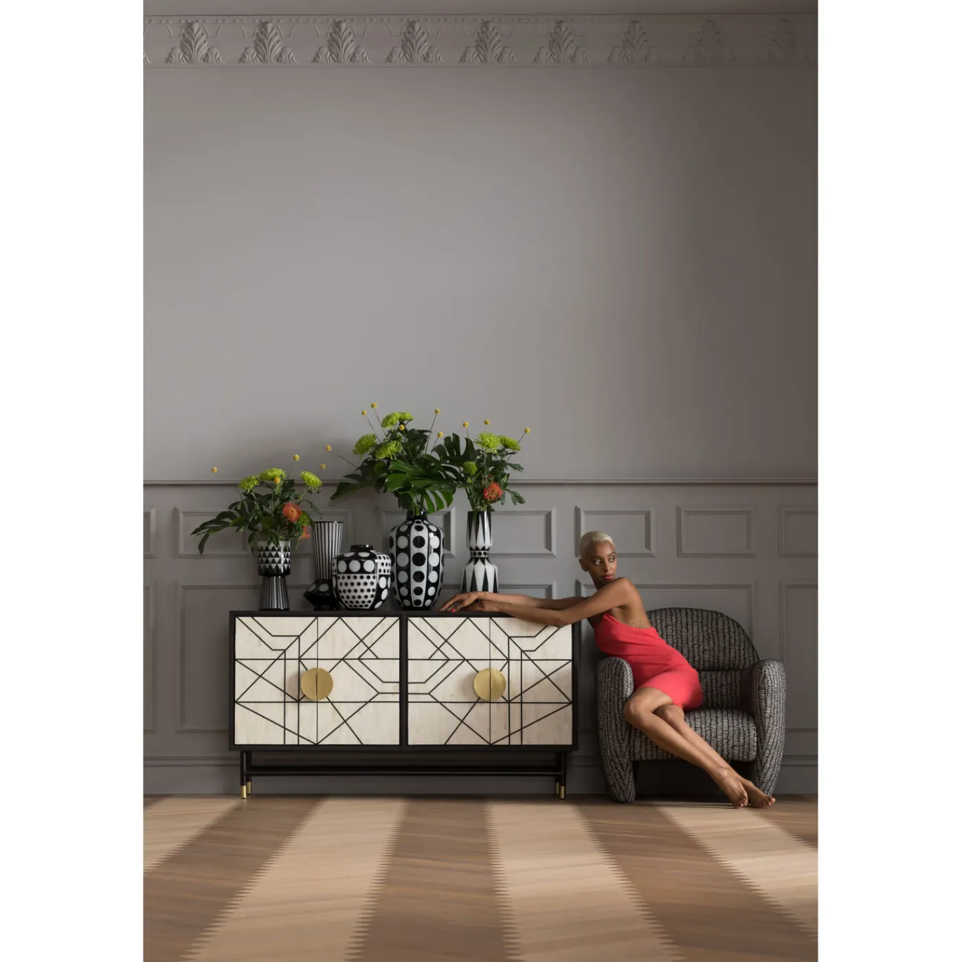 KARE Design Vase Brillar 44Cm