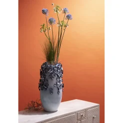 KARE Design Vase Butterflies Bleu Clair 50Cm