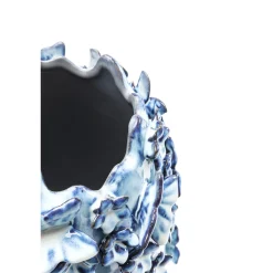 KARE Design Vase Butterflies Bleu Clair 35Cm