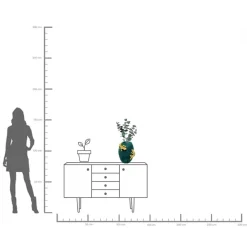 KARE Design Vase Chameleon Jack Fruit 39