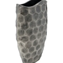 KARE Design Vase Décoratif Sacramento Comb Argente 59Cm