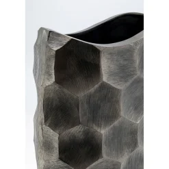 KARE Design Vase Décoratif Sacramento Comb Argente 59Cm