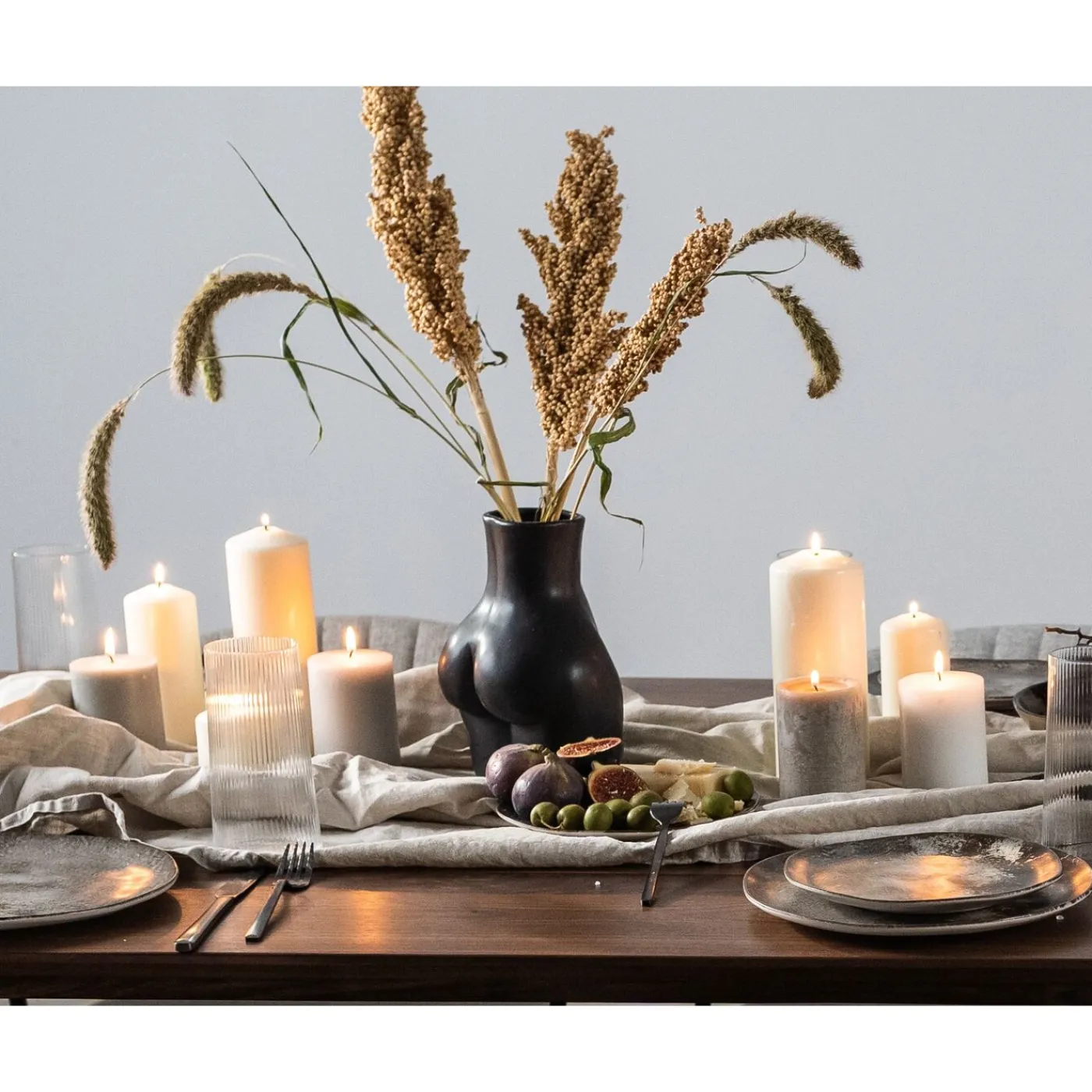 KARE Design Vase Donna Noir 22Cm