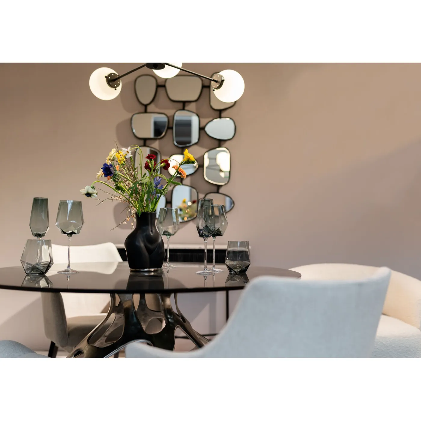 KARE Design Vase Donna Noir 22Cm