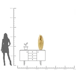 KARE Design Vase Feathers Dore 80