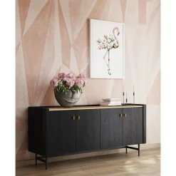 KARE Design Vase Half Face Anthracite 31Cm