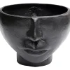 KARE Design Vase Half Face Noir 23Cm