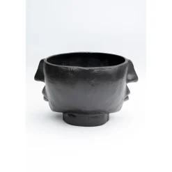 KARE Design Vase Half Face Noir 23Cm