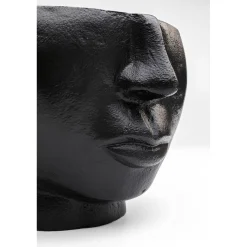 KARE Design Vase Half Face Noir 23Cm