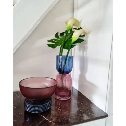 KARE Design Vase Marvelous Duo Bleu Violet 40Cm