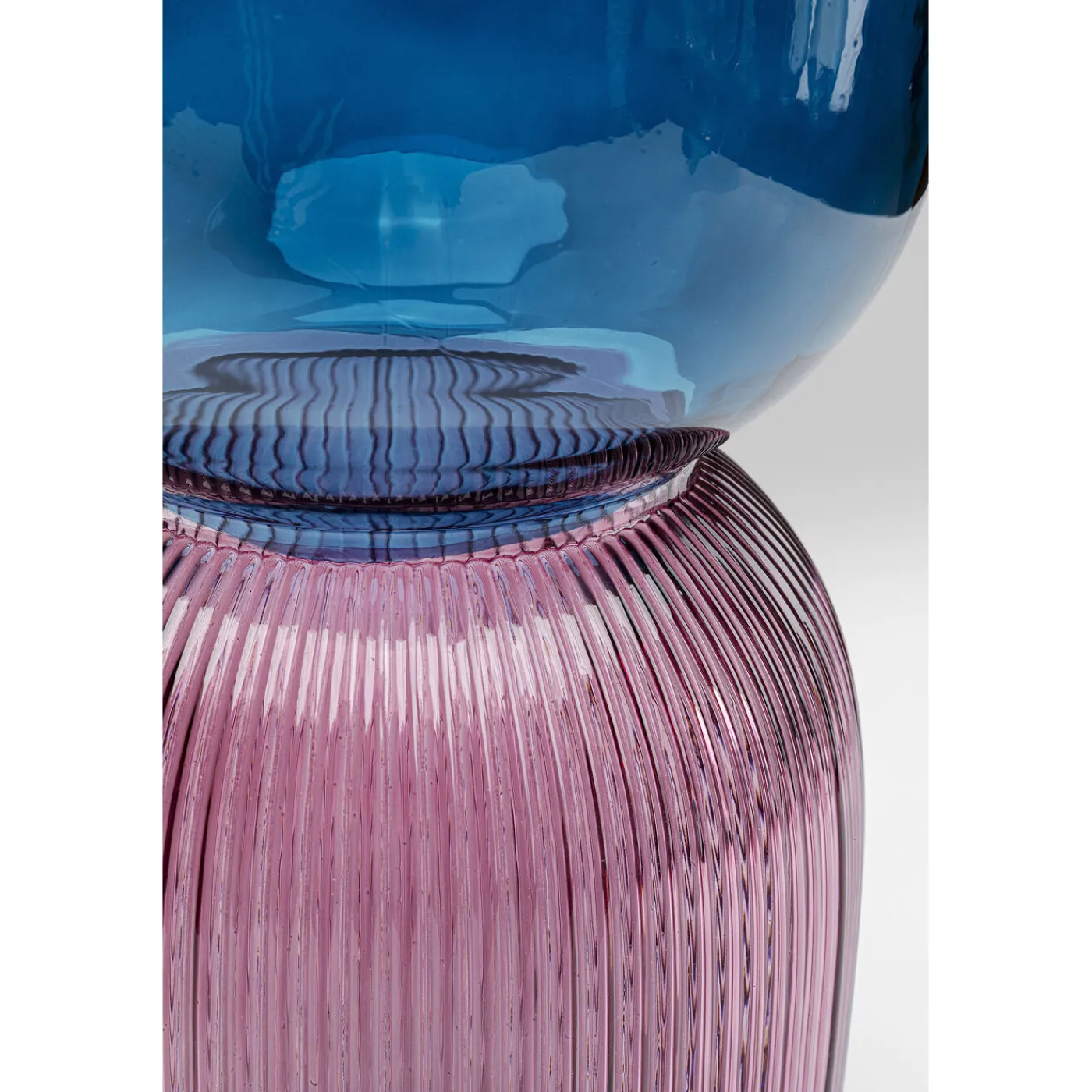 KARE Design Vase Marvelous Duo Bleu Violet 40Cm