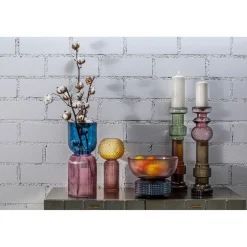 KARE Design Vase Marvelous Duo Jaune Violet 31Cm