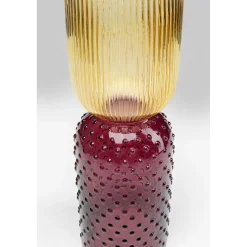 KARE Design Vase Marvelous Duo Jaune Violet 38Cm
