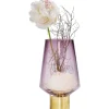 KARE Design Vase Noble Ring Violet 26Cm