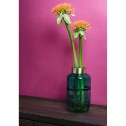 KARE Design Vase Positano Belly Vert 28Cm