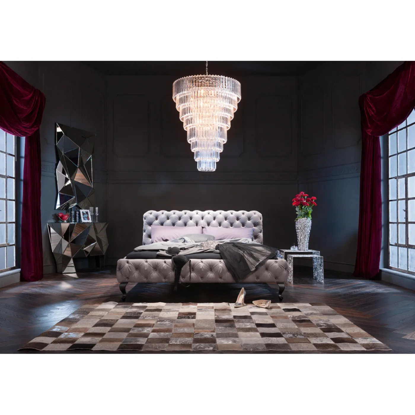 KARE Design Vase Rose Multi Chrome Gm