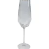 KARE Design Verre À Champagne Diamond Gold Rim