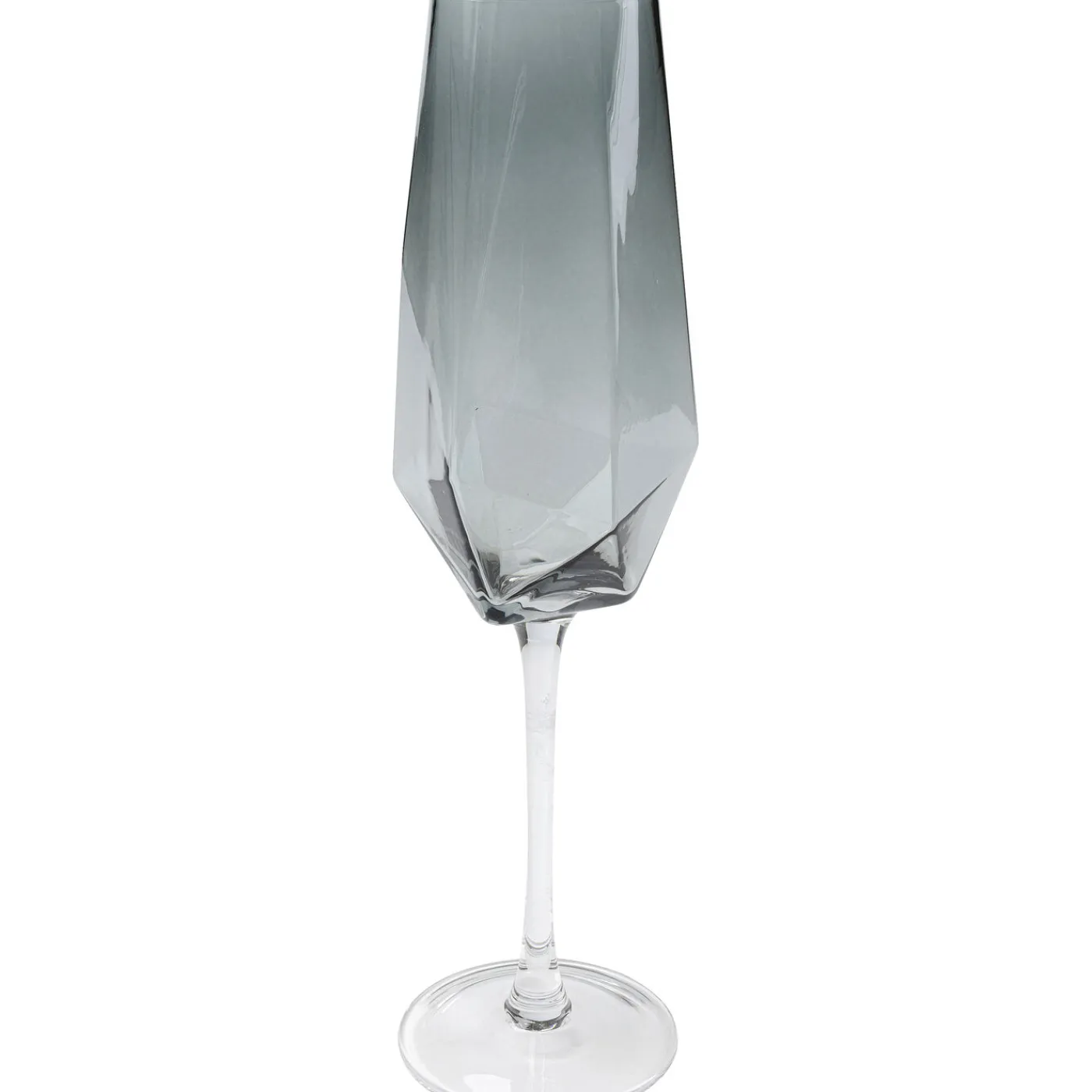 KARE Design Verre À Champagne Diamond Smoke
