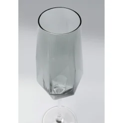 KARE Design Verre À Champagne Diamond Smoke