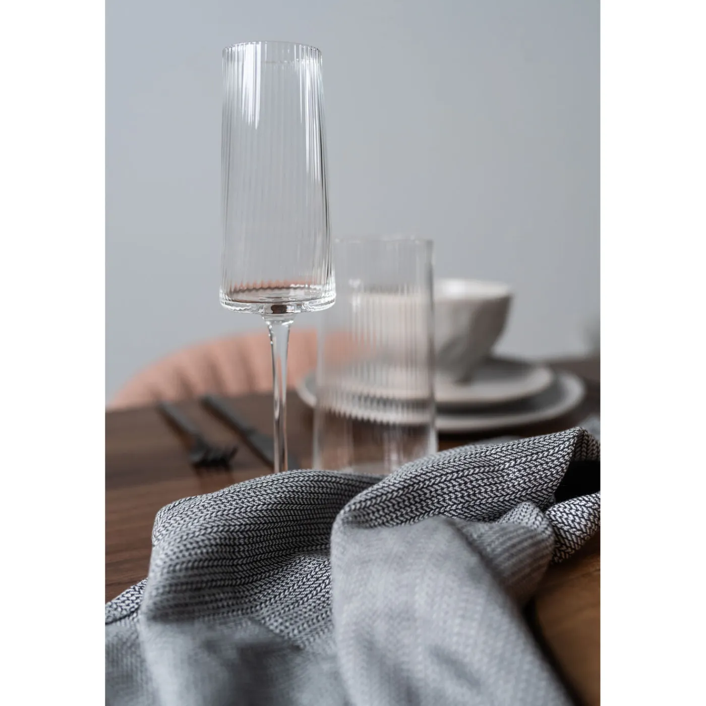 KARE Design Verre À Champagne Riffle