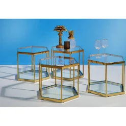 KARE Design Verre A Vin Diamond Dore Rim