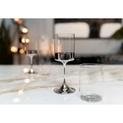 KARE Design Verre A Vin Electra Argente